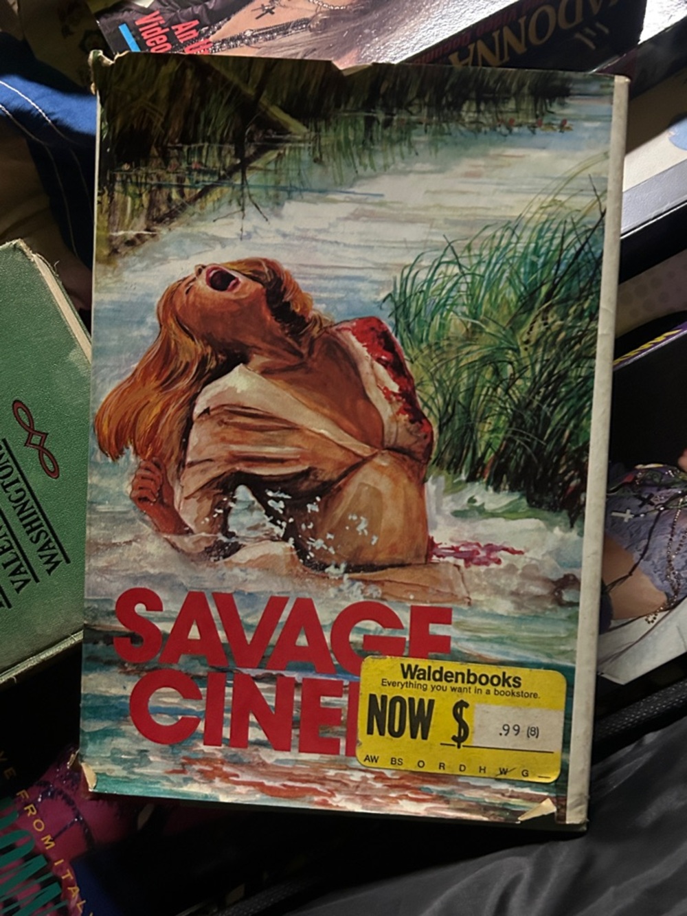 Savage Cinema Paperback Book - Red Cover Art